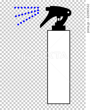 スプレーボトルのイラスト素材 82090582