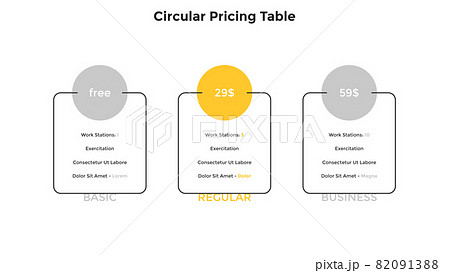 Modern Infographic Vector Template Modern Infographic Vector Template 82091388