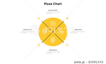 Modern Infographic Vector Template 82091543