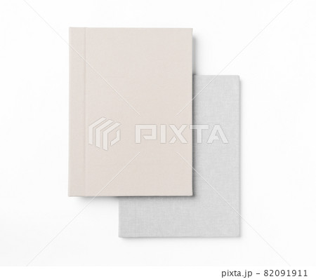 Grey hardcover books, isolated on white background. Top view Grey hardcover books, isolated on white background. Top view 82091911
