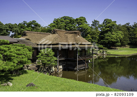 彦根城　玄宮楽々園　玄宮園庭園　臨池閣　滋賀県彦根市 82093109