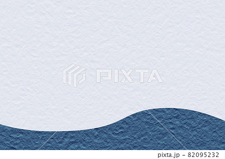 イラスト素材　背景素材　和紙　紙　和風　抽象的　アブストラクト　枠　フレーム　しわしわ　曲線 82095232