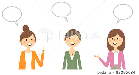 会話をする女性達 82095634