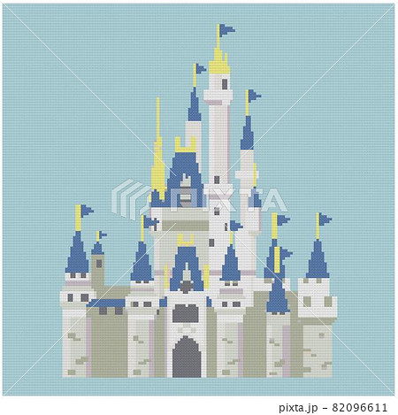 Magic Cute fairy-tale castle. Magic fantasy castle Magic Cute fairy-tale castle. Magic fantasy castle 82096611