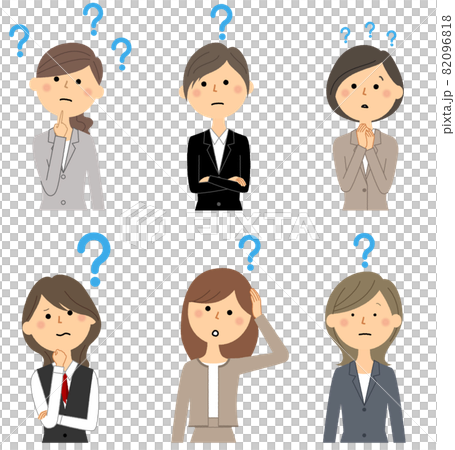 ビジネスウーマン　疑問 82096818