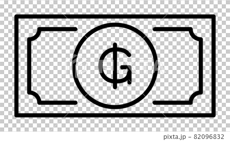 Paraguayan Guarani banknote vector illustration Paraguayan Guarani banknote vector illustration 82096832