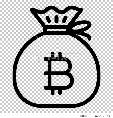 Bitcoin bag vector illustration 82097073