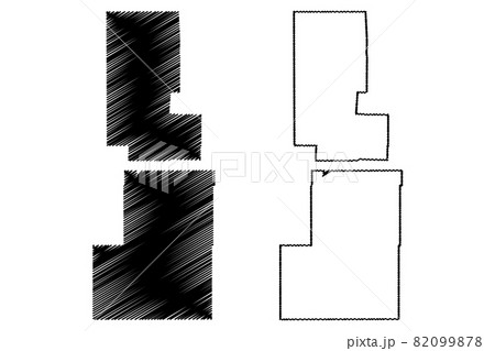 Teller and Washington County, Colorado (U.S. county, United States of America,USA, U.S., US) map vector illustration, scribble sketch Teller and Washington map 82099878