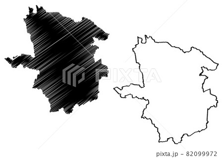 Laane-Viru County (Republic of Estonia, Counties of Estonia) map vector illustration, scribble sketch Laane-Virumaa map 82099972