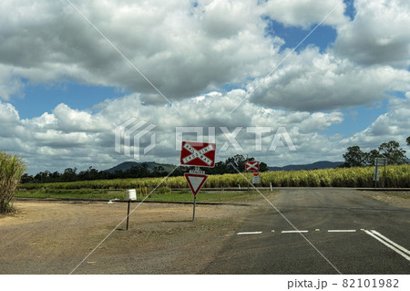 Railway Crossing Stop Signage 82101982