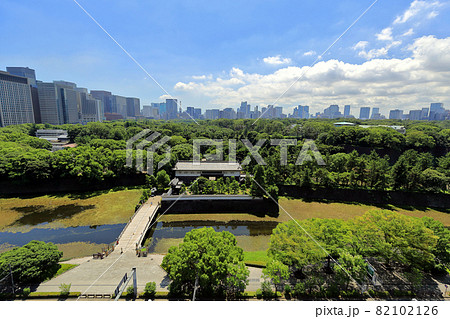 東京の都市風景　皇居周辺 82102126