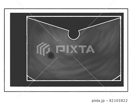 エコー写真風のイラスト　妊娠初期　胎嚢確認 82103822