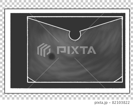 エコー写真風のイラスト　妊娠初期　胎嚢確認 82103822
