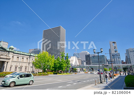 【大阪府】7月・北区中之島の都市風景 82106004