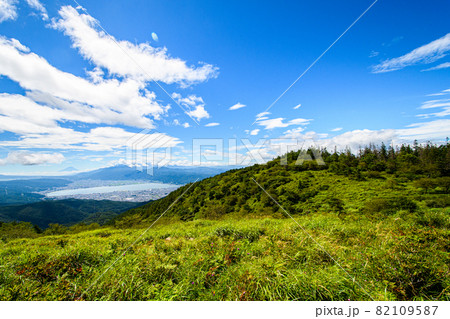 【長野県　岡谷市】高ボッチ高原 82109587