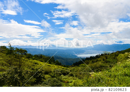 【長野県　岡谷市】高ボッチ高原 82109623