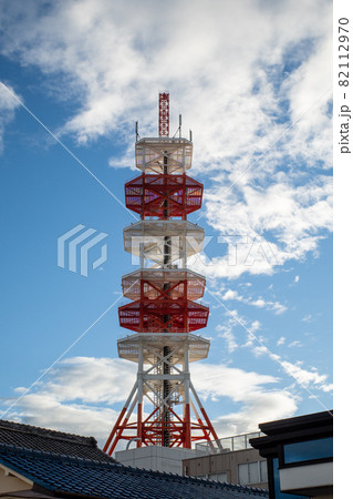 日本の岡山県岡山市の電波塔の写真素材 [82112970] - PIXTA