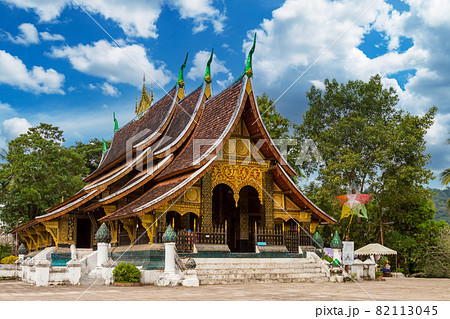 Wat xieng thong temple in luang prabang, laos. Wat xieng thong temple in luang prabang, laos. 82113045