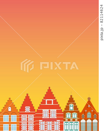 ブルージュ　bruges　brugge　ベルギー　belgium　夕景 82114624