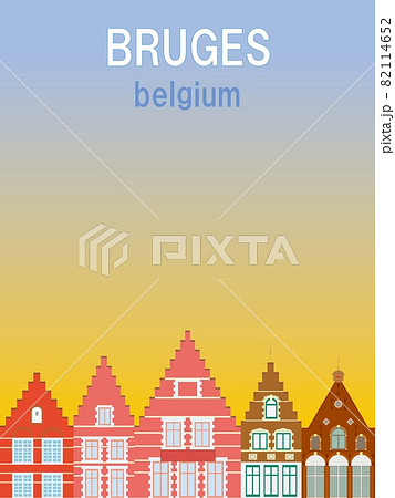 ブルージュ bruges brugge ベルギー belgium 夕景 ブルージュ bruges brugge ベルギー belgium 夕景 82114652