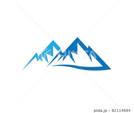 Mountain logo template vector icon illustration Mountain logo template vector icon illustration 82114664