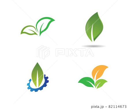 Ecology logo template vector icon illustration Ecology logo template vector icon illustration 82114673