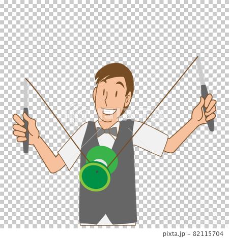 ジャグリング ディアボロをする男性 ジャグリング ディアボロをする男性 82115704