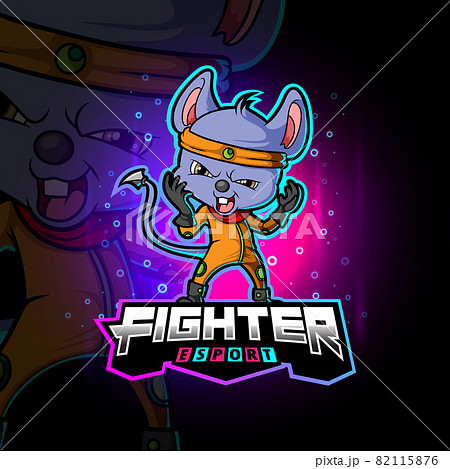 The agile fighter mouse esport logo design The agile fighter mouse esport logo design 82115876