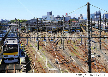 9月 三鷹61車両センター・三鷹跨線人道橋より 9月 三鷹61車両センター・三鷹跨線人道橋より 82117504