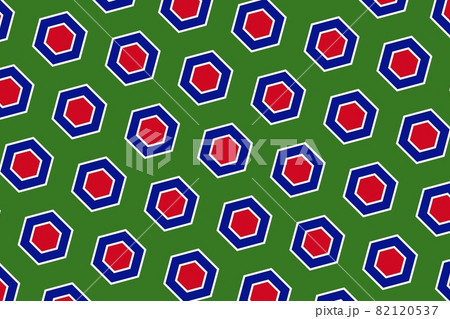Simple geometric pattern in the colors of the national flag of Gambia Simple geometric pattern in the colors of the national flag of Gambia 82120537