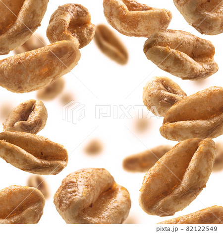Aerial wheat levitates on a white background Aerial wheat levitates on a white background 82122549
