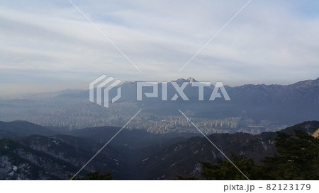 風景 山 韓国 82123179