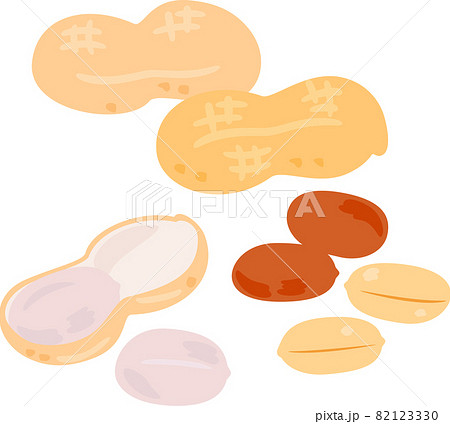 生の落花生とローストした落花生、ピーナッツ 生の落花生とローストした落花生、ピーナッツ 82123330