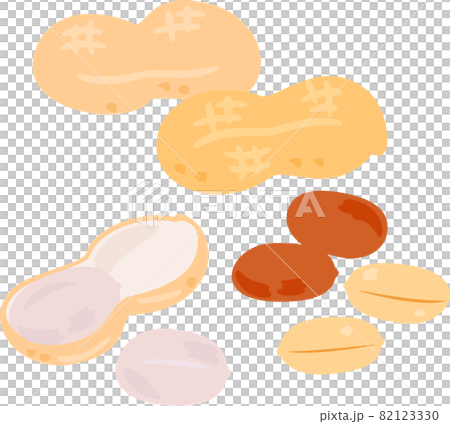 生の落花生とローストした落花生、ピーナッツ 生の落花生とローストした落花生、ピーナッツ 82123330