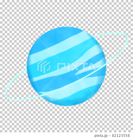 天王星　イラスト 82123558