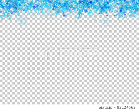 On watercolor snow frame On watercolor snow frame 82124562