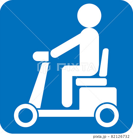 電動車椅子のピクトグラム 82126732