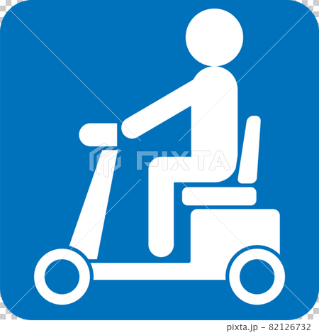 電動車椅子のピクトグラム 82126732