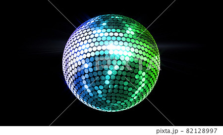 ミラーボール ディスコ クラブ ダンス キラキラ 3d イラスト 背景 バックのイラスト素材 1297