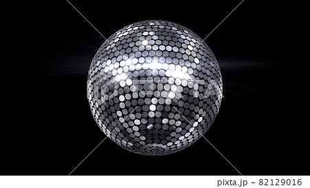 ミラーボール ディスコ クラブ ダンス キラキラ 3D イラスト 背景 バック 82129016