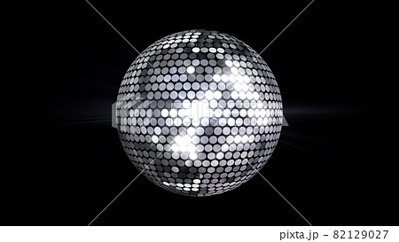 ミラーボール ディスコ クラブ ダンス キラキラ 3d イラスト 背景 バックのイラスト素材