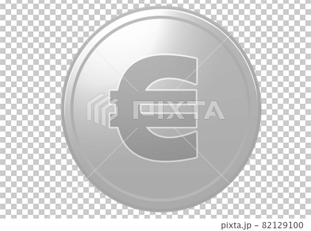 1 個硬幣歐元符號 82129100