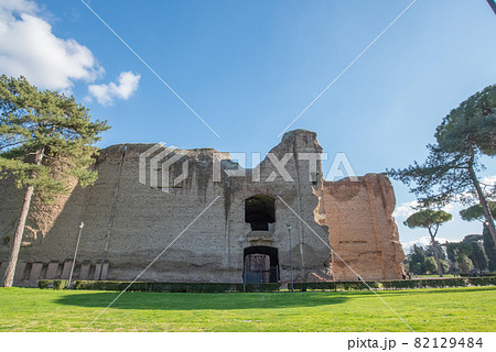 古代ローマ　カラカラ浴場 82129484