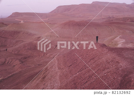 モロッコ ワルザザード近郊の世界遺産アイット・ベン・ハドゥの集落の絶景 モロッコ ワルザザード近郊の世界遺産アイット・ベン・ハドゥの集落の絶景 82132692