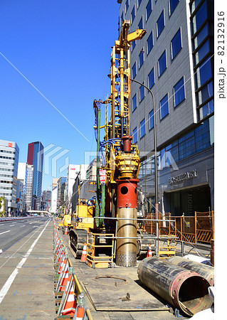 道路下のインフラ工事 道路下のインフラ工事 82132916