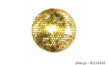 ミラーボール ディスコ クラブ ダンス キラキラ 3d イラスト 背景 バックのイラスト素材