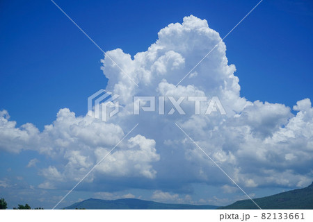 blue sky background with clouds. Beautiful white clouds against the blue sky. blue sky background with clouds. Beautiful white clouds against the blue sky. 82133661