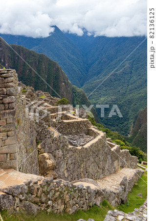 Archaeological remains of Machu Picchu located in the mountains of Cusco. Archaeological remains of Machu Picchu located in the mountains of Cusco. 82136125