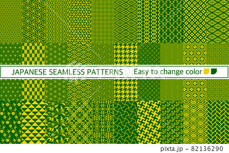 和柄　シームレスパターン　30点セット 82136290