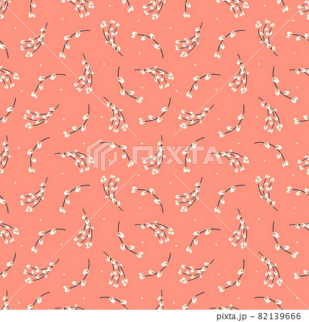 Willow seamless pattern.Easter pattern with willow 82139666